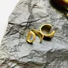 Großhandel - Buchstabe Gold Farbe Metall verstellbare Öffnung Ring Initialen Name Alphabet weibliche Party personalisierte Party Schmuck kostenloser Versand