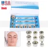 Promotion Diamond Dermabrasion Microdermabrasion Skin Care Replacement Tips 9 Enheter för rostfritt trollstav 3 Ansiktsanordning för ansiktsvård4658033