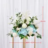 2020 Fashion DIY Silk Rose Artificial Flowers Ball Centerpieces Head Arrangement Decor Road Lead For Wedding Backdrop Table Flower1790560