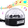 Hot Disco DJ Stage Lighting RGB Crystal Magic Ball MP3 USB Light DMX512 Digital LED Party light with remote