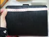 Black Epi Cow Leather Water Ripple Small Notepad Pocket Card Card Passport Holder Book 19 14cm2847