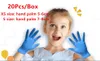 Guantes desechables para niños Guantes de protección de nitrilo azul 20Pcs para niños XS S Tamaño Izquierda Derecha Manos Universal