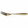 Gold Cutlery Zestaw łyżki Widelec Nóż Łyżka Frosted Gold Stainless Steel Food Western Stołowe Cutlery Obiadura Kuchnia Naczynia2i5757