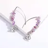 Mixed Color Natural Stone Retro Drop Earrings For Women Stainless Steel Long Hook Boho Earrings Fashion Jewelry