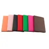 6 plain colors passport cards holder synthetic leather PU travel cards organizer wallet flight train tickets pack