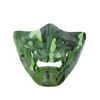 Outdoor Glow in the Night Mask Sports Airsoft Shooting Face Protection Gear Tactical Half Face NO03-122