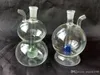 Accessoires de bongs en verre de narguilé de couleur multi-forme ﾠ, Pipes à fumer en verre colorées mini-tuyaux à main multi-couleurs Best Spoon glas