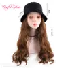 Synthetc PERRUQUES chapeau casquette hiver animal CAP WIG bonnet de designer cheveux en laine tricotés faciles à porter chapeaux bonnets en laine pour filles perruques de salon