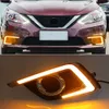 1 LED Paire éclairage diurne voiture Accessoires lampe DRL Brouillard imperméable Décoration Pour Nissan Sentra Sylphy 2016 2017 2018 2019
