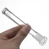 Glass Downstem Bong Diffuser 14F 18M Dropdown With 14mm Female To 18mm Male Joint Smoke 6 Cuts Dab Rig DHL 233