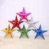 Banner Flags YEDUO 6Pce Laser Five-pointed Star Ceiling Ornaments Christmas Decoration