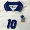 It 94 WC vintage classico casa retrò away shirt jersey r.baggio football custom Nome Number Patch Patch Sponsor