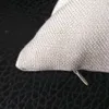20 шт. 12x18in Poly пиломатериалов подушка для сублимации натуральный светло-серый искусственная льняная подушка для печати нагрева
