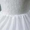 Vita barn petticoats kort för blommaflickan klänning slits bröllop tillbehör flickor barn crinoline underskirt