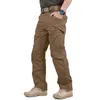 AFS Jeep Brand IX9 Mężczyźni City Tactical Spodnie Multi Kieszenie Cargo Spodnie Wojskowe Wojskowe Multi-Pocket Casual Spodnie Pantalon Hombre Y19042201