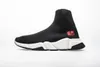 Sıcak 2020 Kadın Erkek Çorap Yürüyüş Ayakkabıları Siyah Beyaz Kırmızı Hız Eğitmen Spor Sneakers Top Çizmeler Rahat Ayakkabı Boyutu 35-45