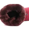 Moda Inverno Donna Stivali a metà polpaccio Stivali alti Bota Scarpe da neve da donna impermeabili Donna Sottopiede in peluche Botas Mujer Invierno