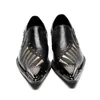 Moda uomo in vera pelle scarpe eleganti uomo d'affari scarpe da ballo paty maschili formali scarpe a punta da uomo di grandi dimensioni