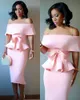 Mode Frauen Kleid Sexy Kleid Zweiteiliges Kleid Vintage Sommer Weiß Rosa Trägerlose Schulter Off Lotus Sommer Abend Party tragen Y190514