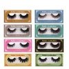 5D Mink Eyelashes Natural False Eyelashes Long Eyelash Extension Faux Fake Eye Lashes Makeup Tool With Box RRA2867