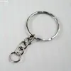 300 stks Antiek Zilver Legering Sleutelhanger Voor Sieraden Maken Autosleutel Ring DIY Accessoires276E