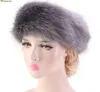 Ear Bandane inverno pelliccia calda fascia Fox cappello di pelliccia Faux Fur testa delle donne più calde Band Warmer paraorecchie Turbante per capelli accessori