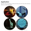 3D Night LED Light Lamp Base, LED 3D Illusion Night Lights, 7 Colors Changing for bedroom child room living shop cafe office