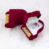 Unik Piano Velvet Smycken Box Bröllop Ring Box Presentförpackning Hållare Jewellry Wrap för örhängen Halsband Armbandskärm