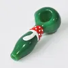 High Quality 4.0inches Glass Spoon Smoking Pipe Tobacco Hand Pipe Oil Burner Smoking Accessories