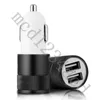 شحنات سيارة USB USB مزدوجة منافذ USB 2.1A شاحن الهواتف المحمولة ولاعة سجائر لورقة iPhone 14 13 Huawei Samsung Xiaomi