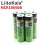 Liitokala 18650 3400mah 3.7V NCR18650B 손전등을위한 충전식 Li- 이온 배터리 (PCB 없음)