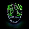 Arty-Masken mit LED-Licht, Adler-Tänzer, Katzenkopf, modische, coole Maske aus dem Purge-Wahljahr, ideal für Festival, Cosplay, Halloween, Weihnachten