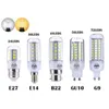E27 E14 GU10 G9 B22 LED Lichtgraan Lamp Super Bright 5730 7W / 12W / 15W / 18W / 20W Warm / Wit 110 V 220V voor kroonluchter