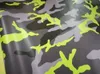 Grand film de vinyle de camouflage noir jaune gris pour film d'emballage de voiture de véhicule Camo Truck Wrap couvrant la feuille Autocollants auto-adhésifs 1,52x30m 5x98ft