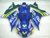 100% fitmentinjectie-gietblokjes voor HONDA CBR1000RR 2006 2007 BLUE GROENE FUNLING KIT CBR 1000 RR 06 07 FD24