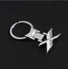 Wholesale Zinc Alloy Metal keyring keychain key chain Car Styling for auto letter 1 3 5 7 X Holder