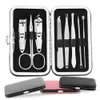 Nagel Clippers 8pcs roestvrij staal nagel Clippers schaar set set kits manicure roestvrij staal kunst vrouwen mode dec