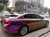 Chameleon Pearl Diamond Satin Metallic Purple Vinyl Lime Sticker Car Wrap Foil With Air Release Film fordonsbil Wrapping Roll3792496