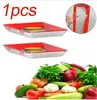 Creative Food Preservation Tray Stackable Food Fresh Tray Magic Elastic Fresh Tray Healthy Kitchen Tools Storage Container Set