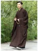 3 kleuren Zen-boeddhistische gewaad Lay Monk Meditatiejurk Monnik Training Uniform Pak Lay Boeddhistische kledingset Boeddhisme Robe-apparaat