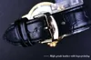 Forsining 3d дизайн логотипа Hollow Гравировка Черное золото кожаный чехол Скелет механические часы Мужчины люксовый бренд Heren Орлож LY191206