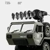 Altı Tekerlek Sürücü Ağır ABD Ordusu Askeri Kamyon Oyuncak, WIFI 80 ° Döndür Kamera 720P, Geniş Güç Noel Kid Doğum Hediyesi için, Dik Yamaç tırmanın Can