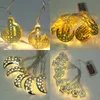 Eid al-Fitr LED String Light 10 LED String Light Islamic Eid Ramadan Decor Golden Moon Star Lantern Home Decoration Ramadan Party Supply