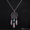 2016 Fashion hot Pendant Necklaces 4 Styles Alloy Dream Catcher girl Necklace For Women Statement Necklace Jewelry Dreamcatcher