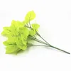 1pcs 인공 식물 녹색 잔디 플라스틱 식물 잔디 정원 가정 장식 인공 가짜 식물 잎 녹색 b