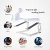 Aluminum Laptop Stand for Desk Compatible with Mac MacBook Pro Air Notebook Portable Holder Ergonomic Elevator Metal Riser for 10 1148875