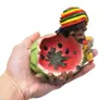 New European Individual Handicraft of Jamaica Watermelon Resin Ashtray