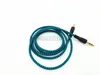 Flätad o Auxiliary Cable 1M 3,5 mm våg aux förlängning hane till manlig stereo bil nylon sladd jack för samsung telefon pc mp3 hörlurar högtalare8114107