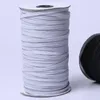 200 Yards Length 0 12 Inch Width Braided Elastic Band Cord Knit Band for Sewing DIY Mask Bedspread1346D