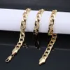 Punk Hiphop Gold Chain Rapper Men Necklaces Street Fashion Popular Metal Alloy Long Chain Decorative Jewelry Present8207383